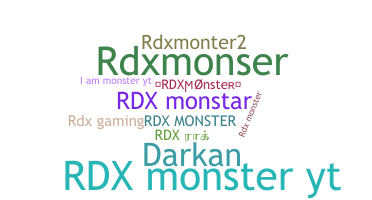Přezdívka - RDXmonster