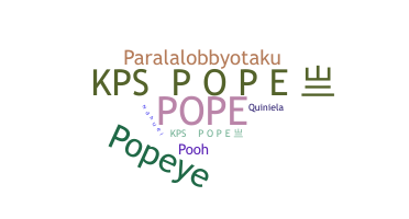 Přezdívka - Pope
