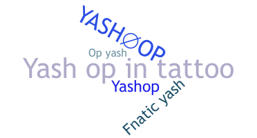 Přezdívka - YASHOP