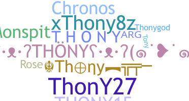 Přezdívka - Thony