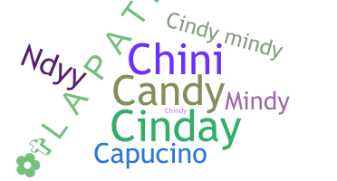 Přezdívka - Cindy