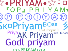 Přezdívka - Priyam