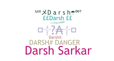 Přezdívka - Darsh