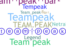 Přezdívka - TeamPeak