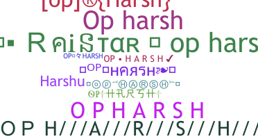 Přezdívka - Opharsh