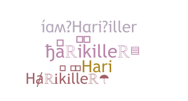 Přezdívka - Harikiller