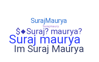 Přezdívka - Surajmaurya