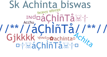 Přezdívka - Achinta