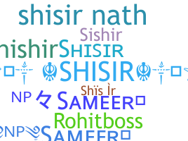 Přezdívka - Shisir