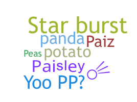 Přezdívka - Paisley