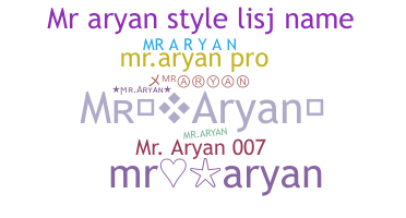 Přezdívka - MrAryan