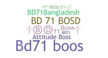 Přezdívka - BD71BosS