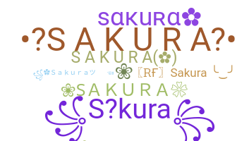 Přezdívka - Sakura