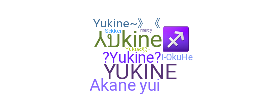 Přezdívka - Yukine