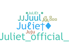 Přezdívka - Juliet
