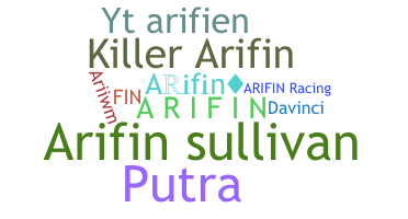 Přezdívka - Arifin
