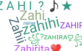 Přezdívka - Zahira
