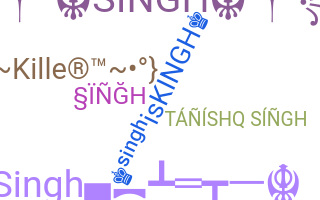 Přezdívka - Singh