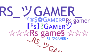 Přezdívka - Rsgamer