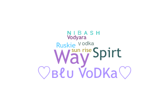 Přezdívka - Vodka