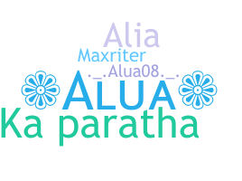 Přezdívka - Alua