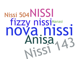 Přezdívka - Nissi