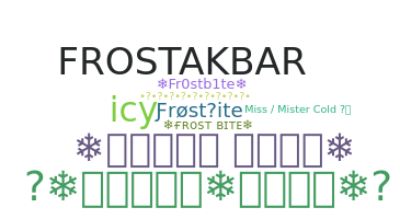 Přezdívka - FrostBite