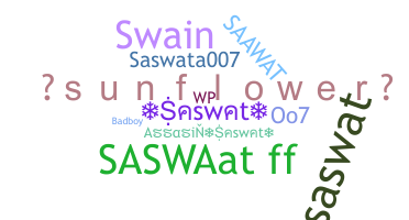 Přezdívka - Saswat