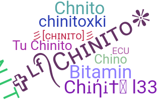 Přezdívka - Chinito