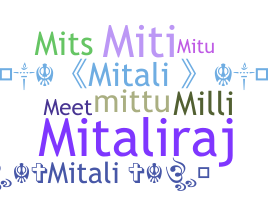 Přezdívka - Mitali