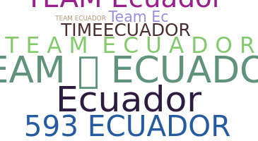 Přezdívka - TeamEcuador