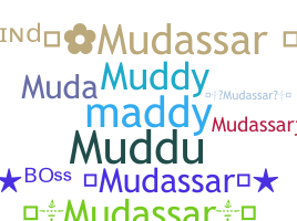 Přezdívka - Mudassar