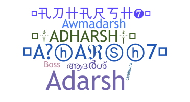 Přezdívka - Adharsh