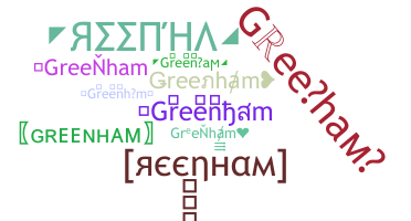 Přezdívka - Greenham