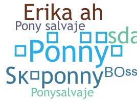Přezdívka - Ponny