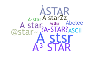 Přezdívka - Astar