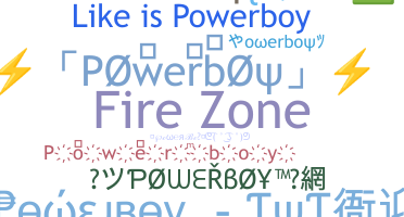 Přezdívka - powerboy