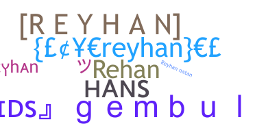 Přezdívka - Reyhan