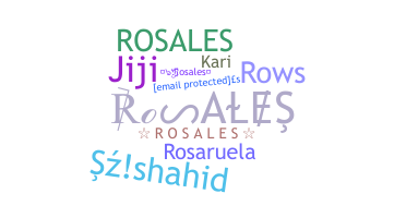 Přezdívka - Rosales