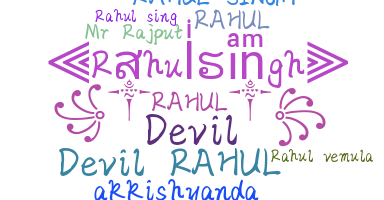 Přezdívka - Rahulsingh