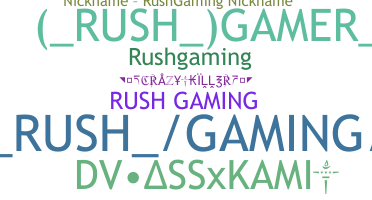Přezdívka - RushGaming