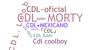 Přezdívka - CDL