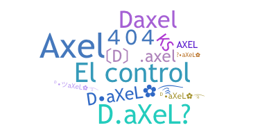 Přezdívka - DAxel