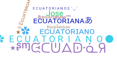 Přezdívka - ecuatoriano