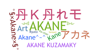 Přezdívka - Akane