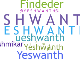 Přezdívka - Yeshwanth