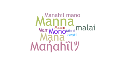 Přezdívka - Manahil
