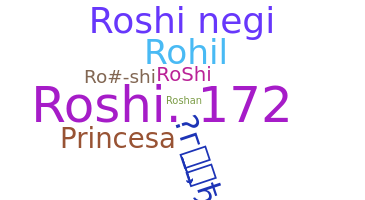 Přezdívka - Roshi