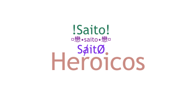 Přezdívka - Saito