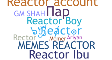 Přezdívka - Reactor